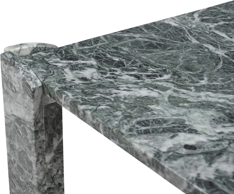 Ravello Genuine Marble Coffee Table in Green - 77007Green-CT