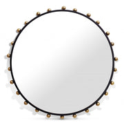 Raven Metal Frame Mirror in Black - 457-M
