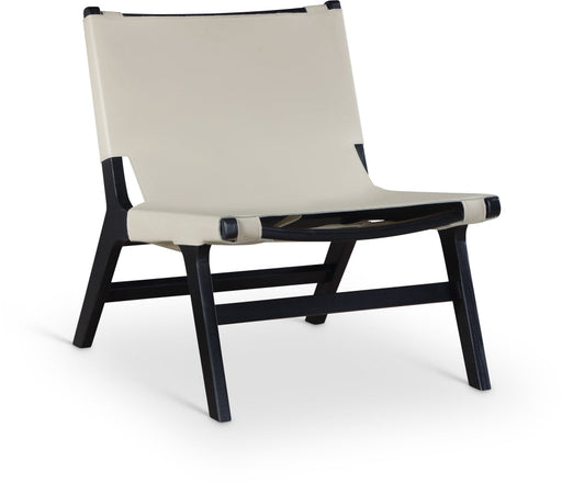 Rawlins Vegan Leather Upholstered Chair in Beige - 33005Beige-C
