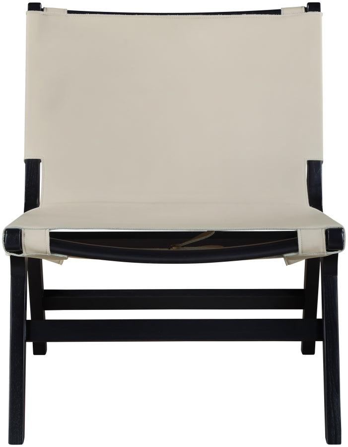 Rawlins Vegan Leather Upholstered Chair in Beige - 33005Beige-C
