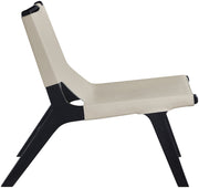 Rawlins Vegan Leather Upholstered Chair in Beige - 33005Beige-C