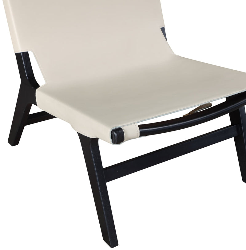 Rawlins Vegan Leather Upholstered Chair in Beige - 33005Beige-C