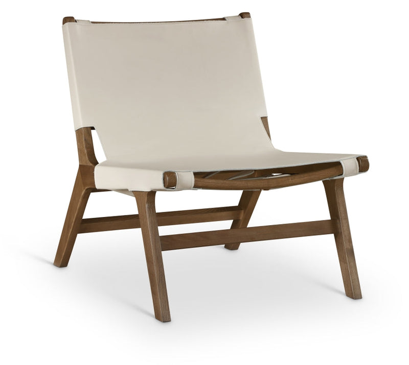 Rawlins Vegan Leather Upholstered Chair in Beige - 33006Beige-C