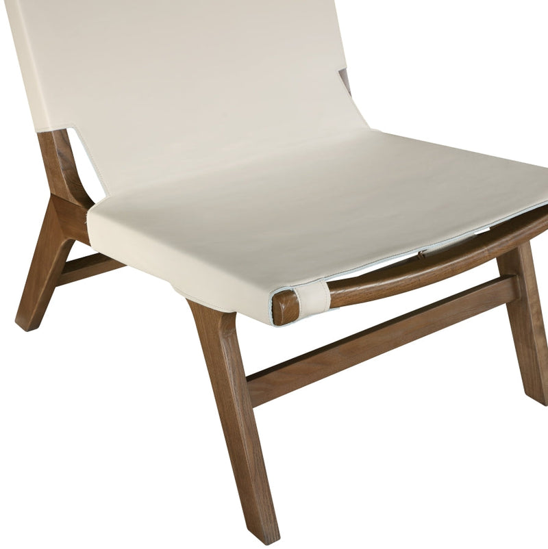 Rawlins Vegan Leather Upholstered Chair in Beige - 33006Beige-C