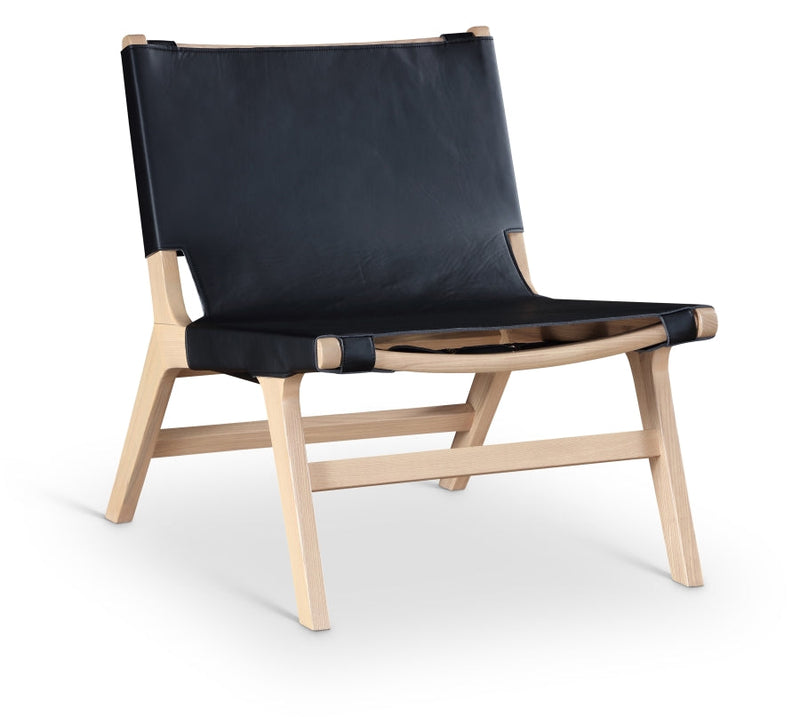Rawlins Vegan Leather Upholstered Chair in Black - 33004Black-C
