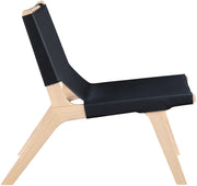 Rawlins Vegan Leather Upholstered Chair in Black - 33004Black-C