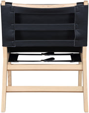 Rawlins Vegan Leather Upholstered Chair in Black - 33004Black-C