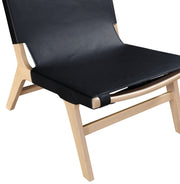 Rawlins Vegan Leather Upholstered Chair in Black - 33004Black-C