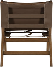 Rawlins Vegan Leather Upholstered Chair in Brown - 33006Brown-C
