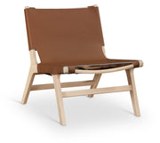 Rawlins Vegan Leather Upholstered Chair in Cognac - 33004Cognac-C