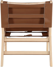 Rawlins Vegan Leather Upholstered Chair in Cognac - 33004Cognac-C