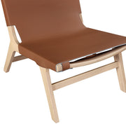 Rawlins Vegan Leather Upholstered Chair in Cognac - 33004Cognac-C