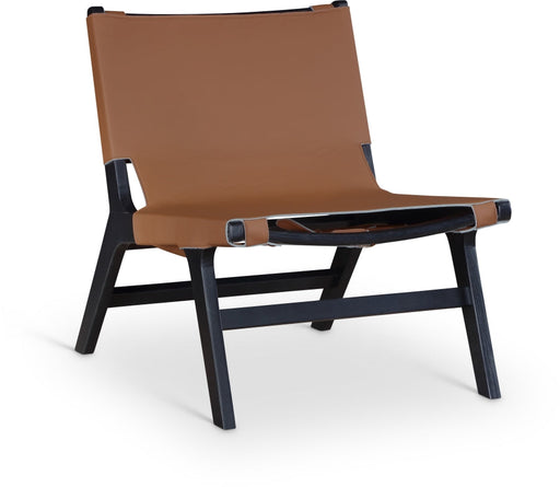 Rawlins Vegan Leather Upholstered Chair in Cognac - 33005Cognac-C