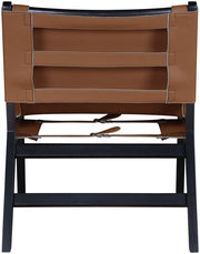 Rawlins Vegan Leather Upholstered Chair in Cognac - 33005Cognac-C