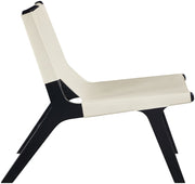 Rawlins Vegan Leather Upholstered Chair in Cream - 33005Cream-C