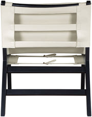 Rawlins Vegan Leather Upholstered Chair in Cream - 33005Cream-C