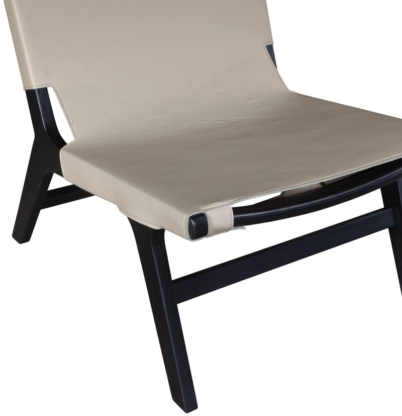 Rawlins Vegan Leather Upholstered Chair in Taupe - 33005Taupe-C