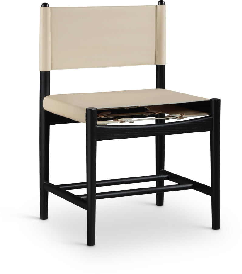 Rawlins Vegan Leather Upholstered Dining Chair in Beige, Set of 2 - 11012Beige-C