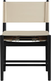 Rawlins Vegan Leather Upholstered Dining Chair in Beige, Set of 2 - 11012Beige-C