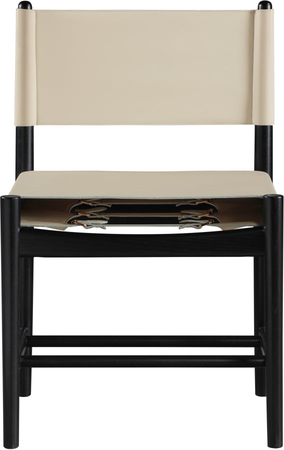 Rawlins Vegan Leather Upholstered Dining Chair in Beige, Set of 2 - 11012Beige-C