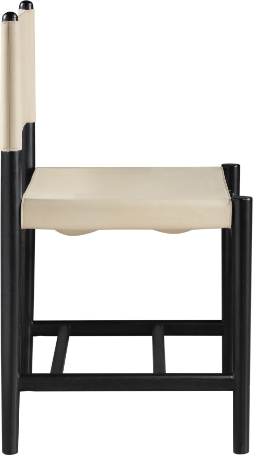 Rawlins Vegan Leather Upholstered Dining Chair in Beige, Set of 2 - 11012Beige-C