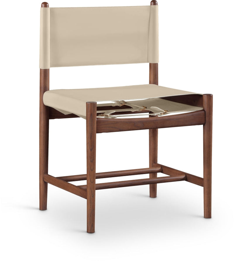 Rawlins Vegan Leather Upholstered Dining Chair in Beige, Set of 2 - 11013Beige-C
