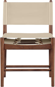 Rawlins Vegan Leather Upholstered Dining Chair in Beige, Set of 2 - 11013Beige-C
