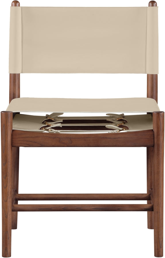 Rawlins Vegan Leather Upholstered Dining Chair in Beige, Set of 2 - 11013Beige-C