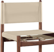 Rawlins Vegan Leather Upholstered Dining Chair in Beige, Set of 2 - 11013Beige-C