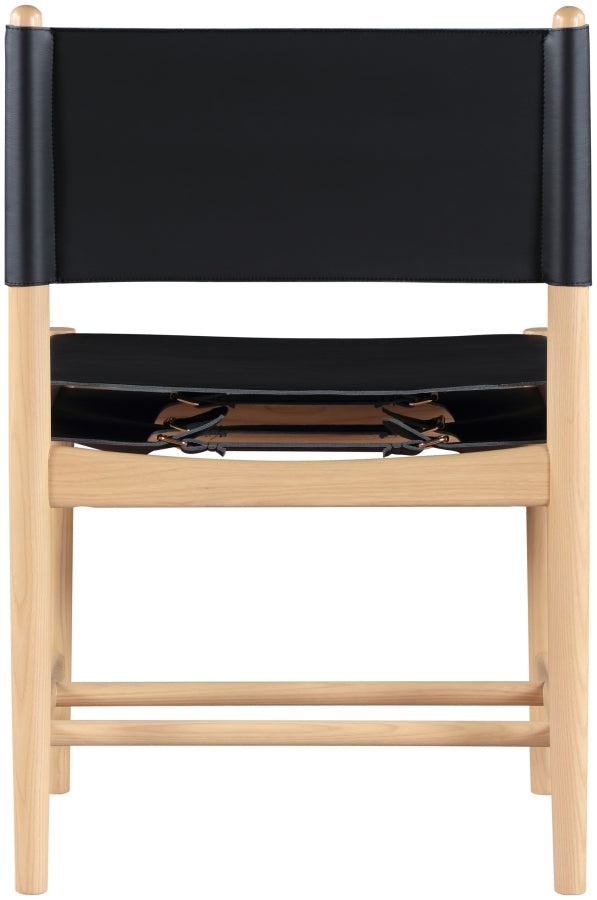 Rawlins Vegan Leather Upholstered Dining Chair in Black, Set of 2 - 11011Black-C