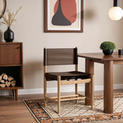 Rawlins Vegan Leather Upholstered Dining Chair in Brown, Set of 2 - 11011Brown-C