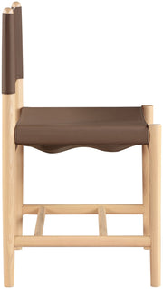 Rawlins Vegan Leather Upholstered Dining Chair in Brown, Set of 2 - 11011Brown-C