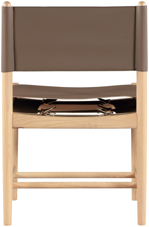 Rawlins Vegan Leather Upholstered Dining Chair in Brown, Set of 2 - 11011Brown-C