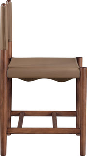 Rawlins Vegan Leather Upholstered Dining Chair in Brown, Set of 2 - 11013Brown-C