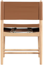 Rawlins Vegan Leather Upholstered Dining Chair in Cognac, Set of 2 - 11011Cognac-C