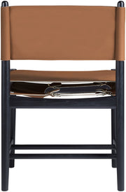 Rawlins Vegan Leather Upholstered Dining Chair in Cognac, Set of 2 - 11012Cognac-C