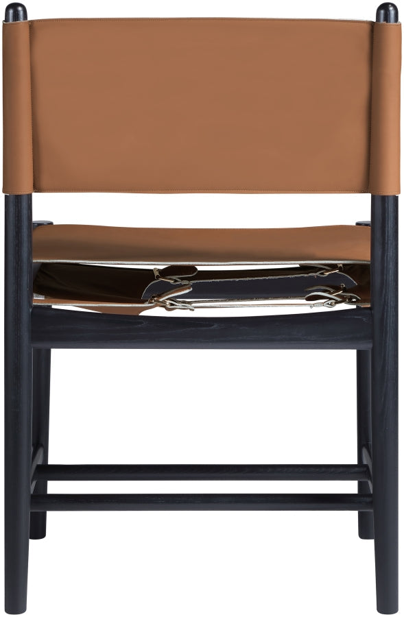 Rawlins Vegan Leather Upholstered Dining Chair in Cognac, Set of 2 - 11012Cognac-C