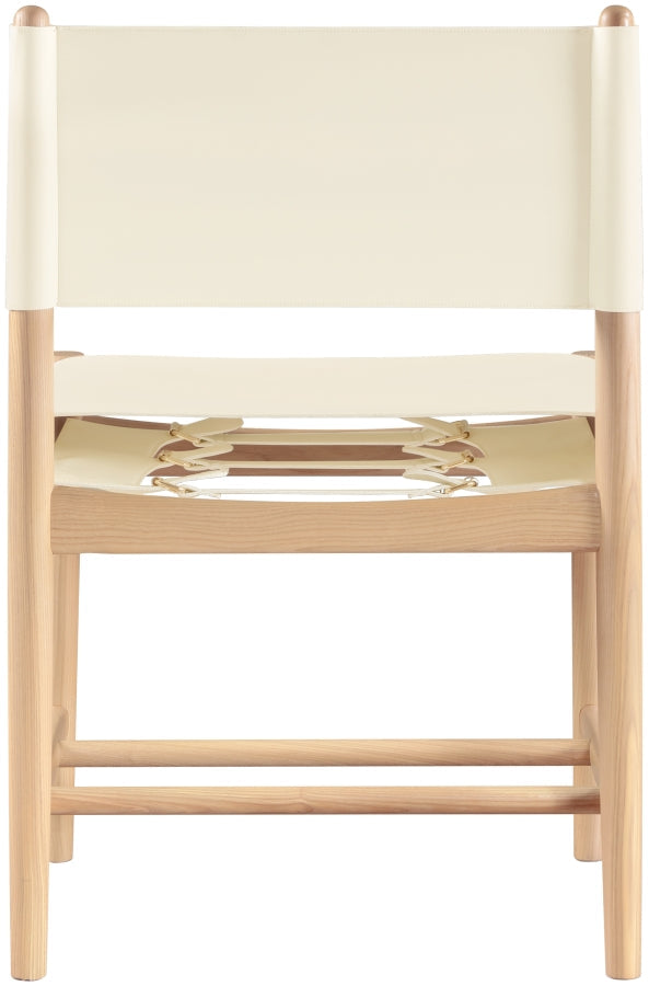 Rawlins Vegan Leather Upholstered Dining Chair in Cream, Set of 2 - 11011Cream-C