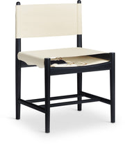 Rawlins Vegan Leather Upholstered Dining Chair in Cream, Set of 2 - 11012Cream-C