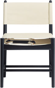 Rawlins Vegan Leather Upholstered Dining Chair in Cream, Set of 2 - 11012Cream-C