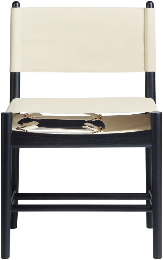 Rawlins Vegan Leather Upholstered Dining Chair in Cream, Set of 2 - 11012Cream-C