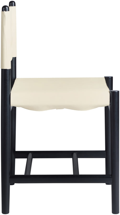 Rawlins Vegan Leather Upholstered Dining Chair in Cream, Set of 2 - 11012Cream-C