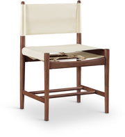 Rawlins Vegan Leather Upholstered Dining Chair in Cream, Set of 2 - 11013Cream-C