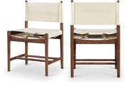 Rawlins Vegan Leather Upholstered Dining Chair in Cream, Set of 2 - 11013Cream-C