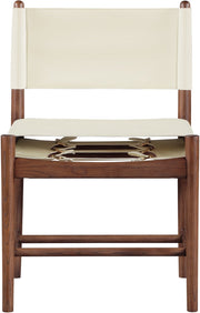 Rawlins Vegan Leather Upholstered Dining Chair in Cream, Set of 2 - 11013Cream-C