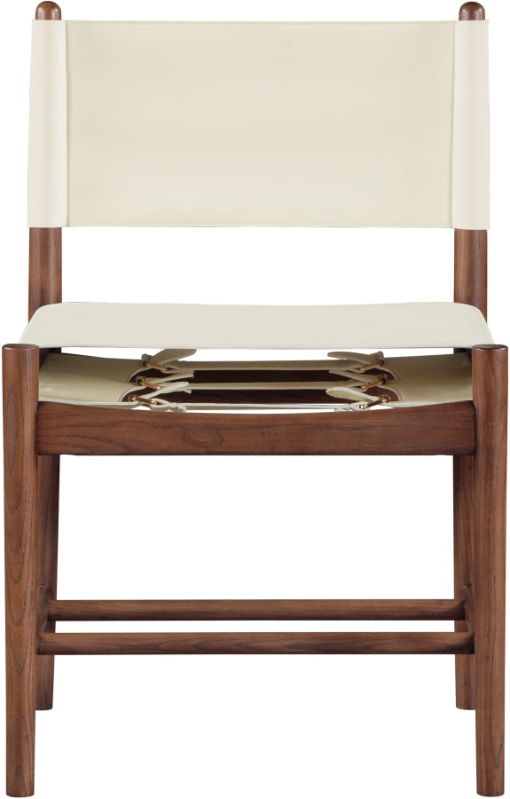 Rawlins Vegan Leather Upholstered Dining Chair in Cream, Set of 2 - 11013Cream-C