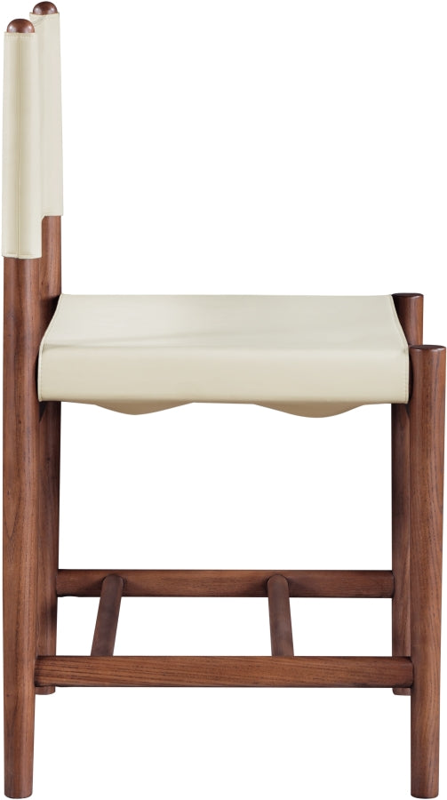 Rawlins Vegan Leather Upholstered Dining Chair in Cream, Set of 2 - 11013Cream-C