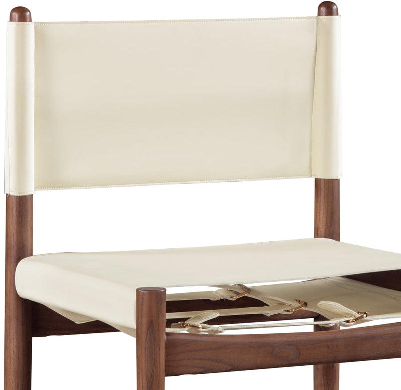 Rawlins Vegan Leather Upholstered Dining Chair in Cream, Set of 2 - 11013Cream-C