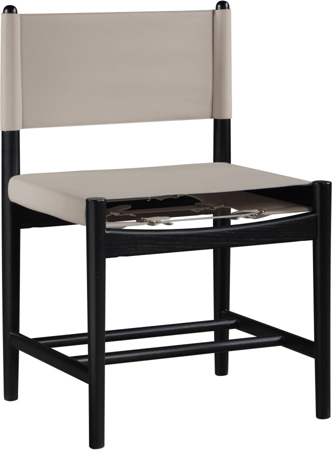 Rawlins Vegan Leather Upholstered Dining Chair in Taupe, Set of 2 - 11012Taupe-C