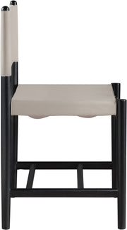 Rawlins Vegan Leather Upholstered Dining Chair in Taupe, Set of 2 - 11012Taupe-C
